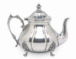 Pewter Finish Tea Pot
