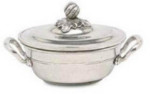Pewter Finish Sugar Bowl