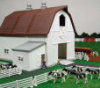 Farm Country Dairy Barn Playset - 1:64 Scale