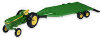 John Deere - Tractor with Implement Trailer - 1:16 Scale