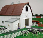 Farm Country Dairy Barn Playset - 1:64 Scale
