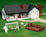 Farm Country Single Story House Playset - 1:64 Scale
