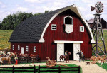 Farm Country Gable Barn Playset - 1:64 Scale