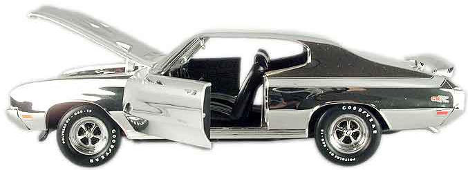 1970 Buick Skylark Gsx. 1970 Buick Skylark GSX Chrome Finish - 1:18 Scale - Additional View