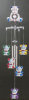 Chime Teddy Bear - 3 Tubes, 4 Cross Teddy Bears