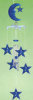 Chime Stars - 3 Tubes, 4 Cross Stars