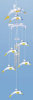 Chime Double Dolphins - 3 Tubes, 4 Cross Double Dolphins