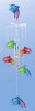 Chime Double Dolphins - 3 Tubes, 4 Cross Double Dolphins