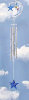 Chime Moon/Star - 4 Tubes Star Cut