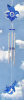 Chime Humming Bird - 4 Tubes Star Cut