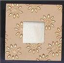 Frame Mini Photo Beige & Gold Flowers