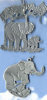 Chime Elephants under Tree - 4 Tubes