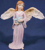 Angel Holding Blue Star - 8.5" x 8.5"