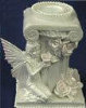 Candle Holder with Fairy - 3.5" x 4"