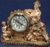 Clock Lady with 2 Children - 12" x 10.5"