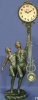 Women Clock with Full Swinging Pendulum - 11" x 32.5"