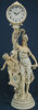 Woman Clock with Full Swinging Pendulum - 14" x 33"