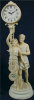 Clock Man & Woman with Swinging Pendulum - 9.5" x 31"