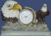 Eagle & Eagle Head Clock Small - 12" x 7.5"