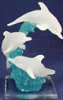 3 Dolphins Round - Small - 5" x 7.5"