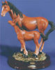Horse & Foal on Base - 8.5" x 9.5"