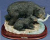 Bear with Cub & Fish - 9.5" x 6.5"