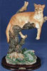 Mountain Lion Sitting in Tree - 7.75" x 11.5"