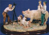 Farmers and Pigs - 13" x 7.5"