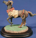 Horse Cowboy - 7" x 7"