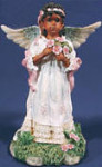 Angel with Flower - 5" x 7"