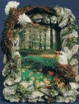 Picture Frame with Eagles - 7.5" x 9.5"