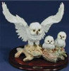 Owl Wings Up with Babies - 8" x 8"