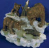 Bear Family Around Pond - Large - 17" x 12"
