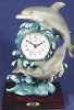 Clock Dolphin Triple - 8" x 12"