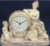 Clock Lady with Child - 9.5" x 7.5"