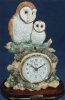 Clock with Owl & Baby - 7" x 10.5"