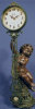 Bronze - Health - Angel Holding Clock - 7" x 26"