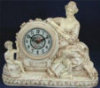 Clock Lady with 2 Boys - 12" x 10.5"