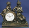 Clock Woman & Child - 9.5" x 9"