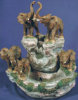 Fountain Five Elephants - 12" x 15"