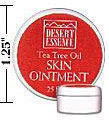 Tea Tree Oil Skin Ointment - Herbal Salve - 0.25 fl oz