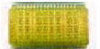 Dannyco - Personal - Magic Velcro Rollers - Yellow - 32 mm - 12 / bag