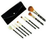 Cosmetic Make Up Brushes - 8 Brushes in Satin Case