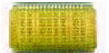 Magic Velcro Rollers - Yellow - 32 mm - 12 / bag