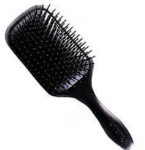 Cushion Paddle Brush - Soft Nylon Bristle - Large