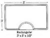 - Health - Salon Mats - Rectangular Rubber Mats 3'x 5' - Black