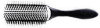 Denman - Personal - Classic Styling Brush - Textured Black Handle - 9 Rows