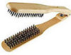 - ZooScape - Straightening Brush - Boar Bristle - Wooden