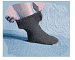 TheraSock Wide Sock System - Wide Crew Socks - Extra-Large - Black