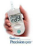 Precision Q.I.D - with Case, Lancing Device, and 10 Electrodes